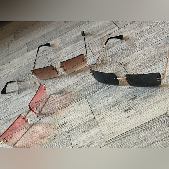 Rimless Sunglasses Trio - Picture 2 of 10